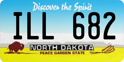 ND license plate ILL682