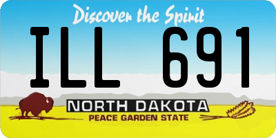 ND license plate ILL691
