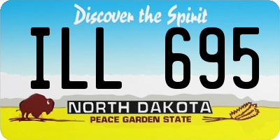 ND license plate ILL695