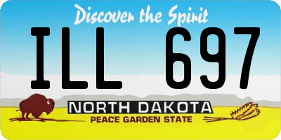 ND license plate ILL697