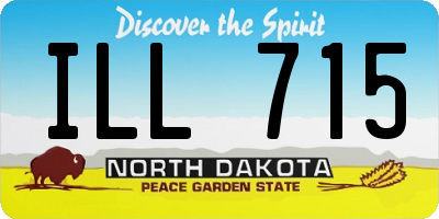 ND license plate ILL715