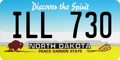 ND license plate ILL730