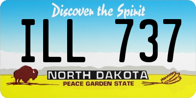 ND license plate ILL737