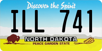 ND license plate ILL741
