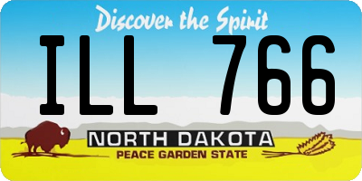 ND license plate ILL766