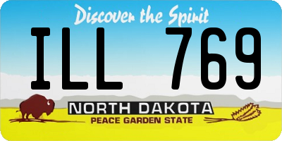 ND license plate ILL769