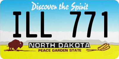 ND license plate ILL771
