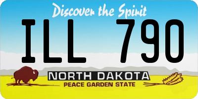 ND license plate ILL790