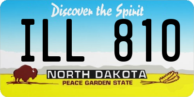 ND license plate ILL810