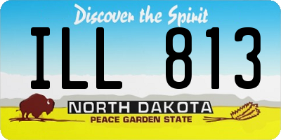 ND license plate ILL813