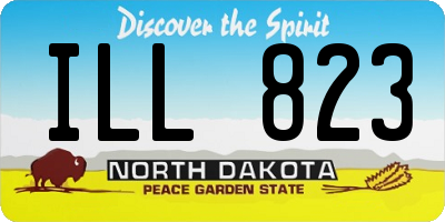 ND license plate ILL823