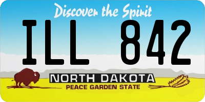 ND license plate ILL842