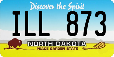 ND license plate ILL873