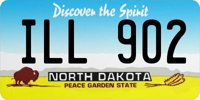 ND license plate ILL902