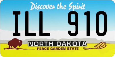 ND license plate ILL910