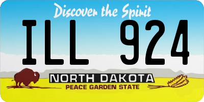 ND license plate ILL924