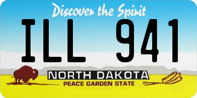 ND license plate ILL941