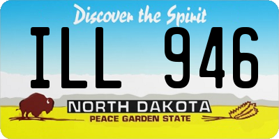 ND license plate ILL946