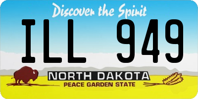 ND license plate ILL949