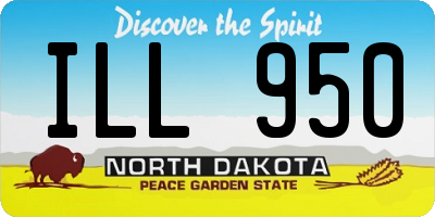 ND license plate ILL950