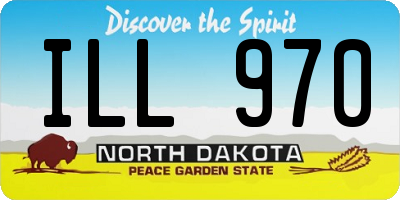 ND license plate ILL970