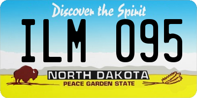 ND license plate ILM095