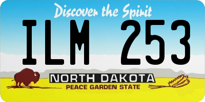 ND license plate ILM253