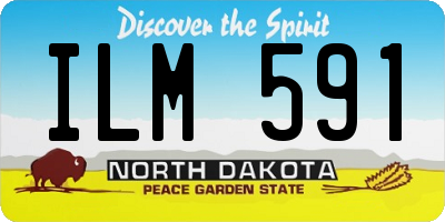 ND license plate ILM591