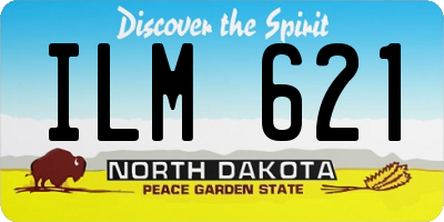 ND license plate ILM621