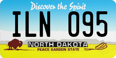 ND license plate ILN095