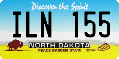 ND license plate ILN155