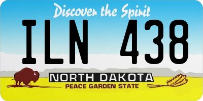 ND license plate ILN438