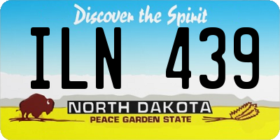 ND license plate ILN439
