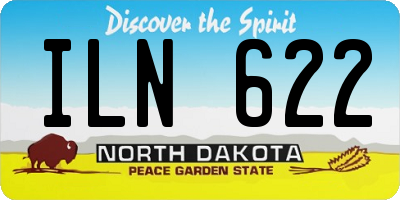 ND license plate ILN622