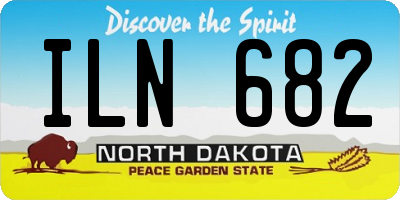 ND license plate ILN682