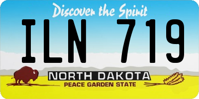 ND license plate ILN719
