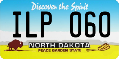 ND license plate ILP060