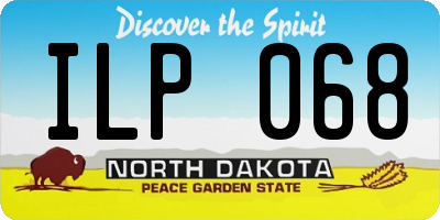 ND license plate ILP068