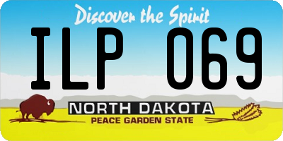 ND license plate ILP069