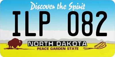 ND license plate ILP082
