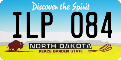 ND license plate ILP084