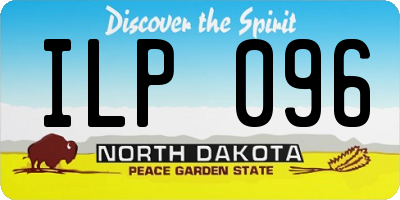 ND license plate ILP096