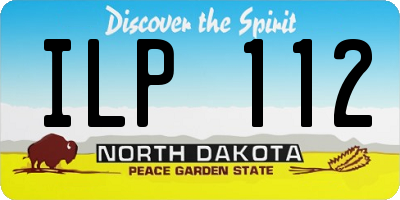 ND license plate ILP112