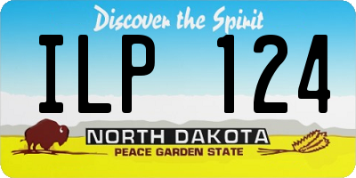 ND license plate ILP124