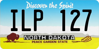 ND license plate ILP127