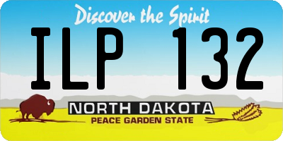 ND license plate ILP132