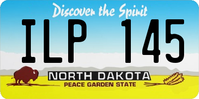 ND license plate ILP145