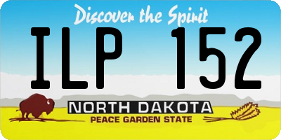 ND license plate ILP152