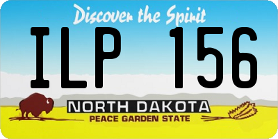 ND license plate ILP156
