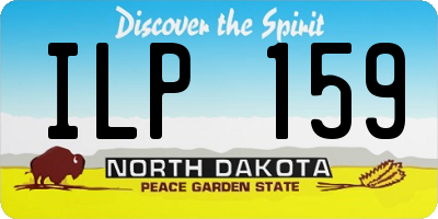 ND license plate ILP159
